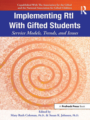 cover image of Implementing RtI With Gifted Students